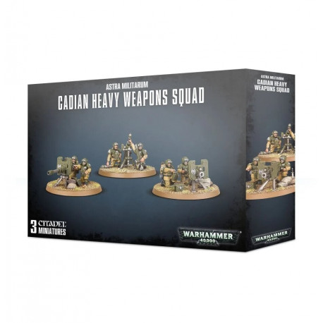 Astra Milliltarum: Cadian Heavy Weapons Squad