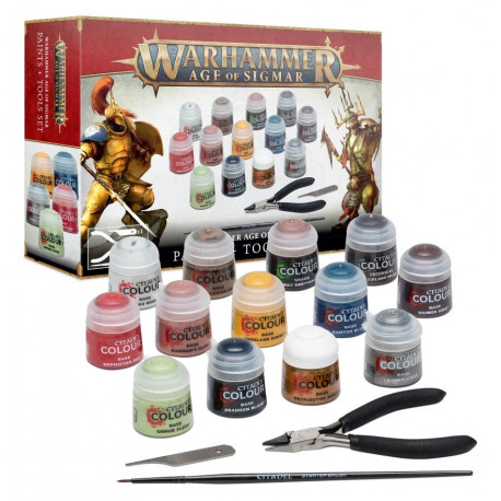 Age Of Sigmar: Paints + Tool Set